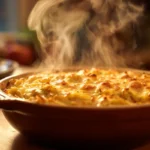 creamy chicken spaghetti recipe in casserole