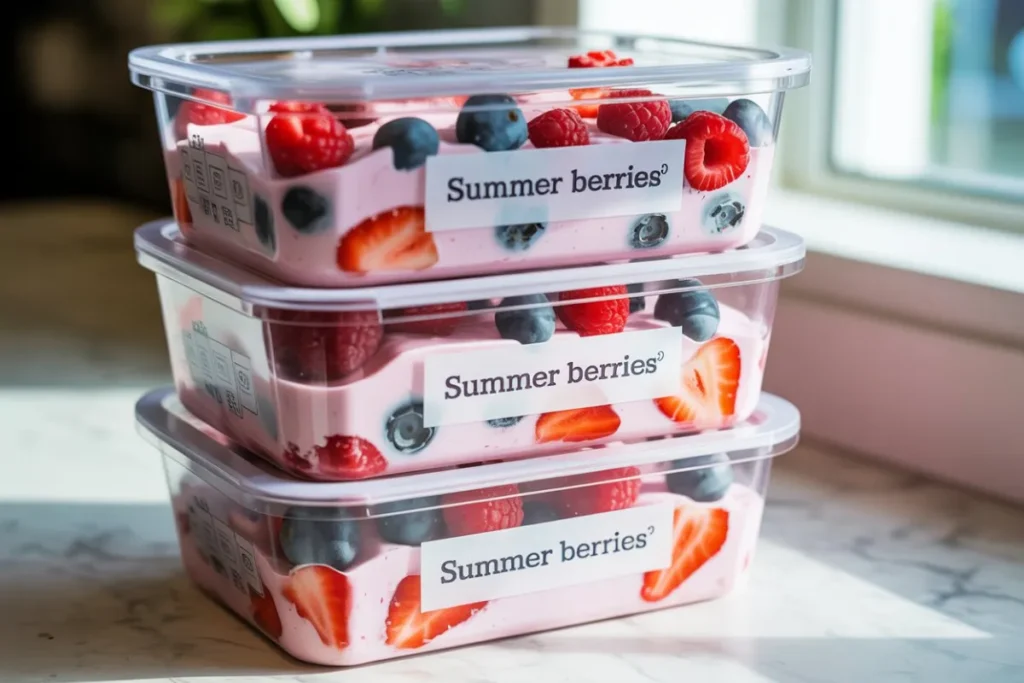 storing-frozen-yogurt-bark-summer-berries
