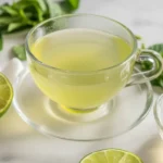Delicious lemon balm tea for weight loss benefits and health enhancement.