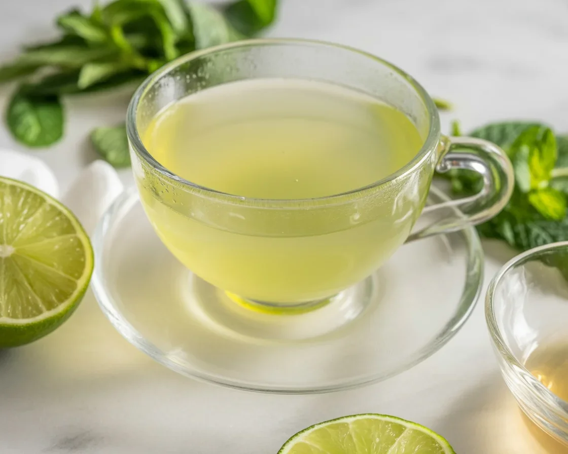 Delicious lemon balm tea for weight loss benefits and health enhancement.