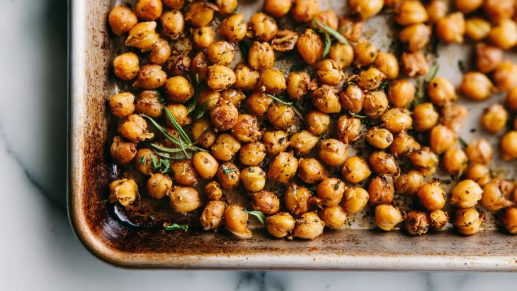  Spicy Roasted Chickpeas
