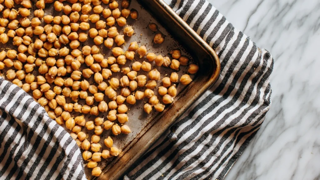 Spicy Roasted Chickpeas