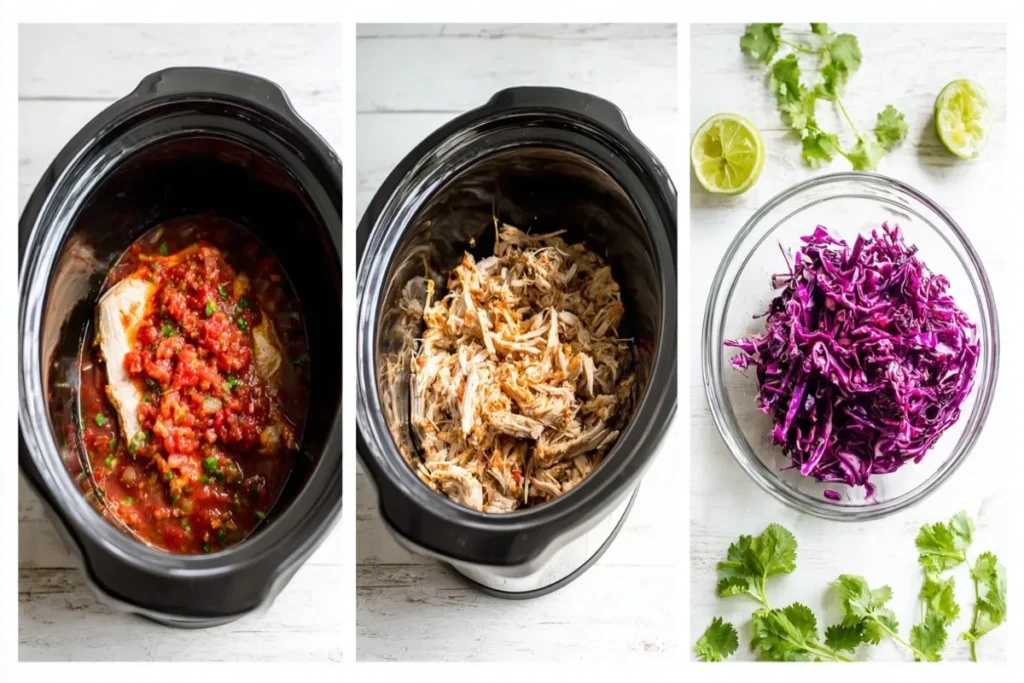 Crockpot Chicken Tacos