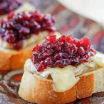 cranberry compote with brie