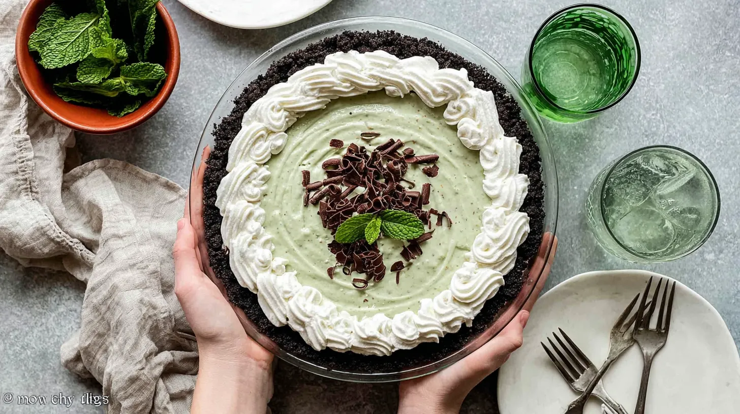 crème de menthe pie