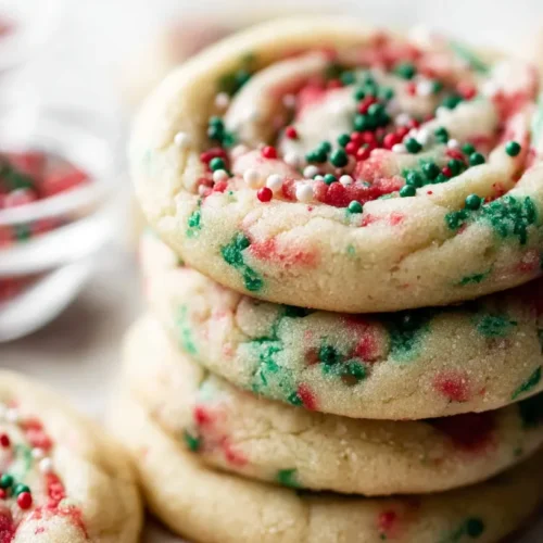 drop style Christmas sugar cookies