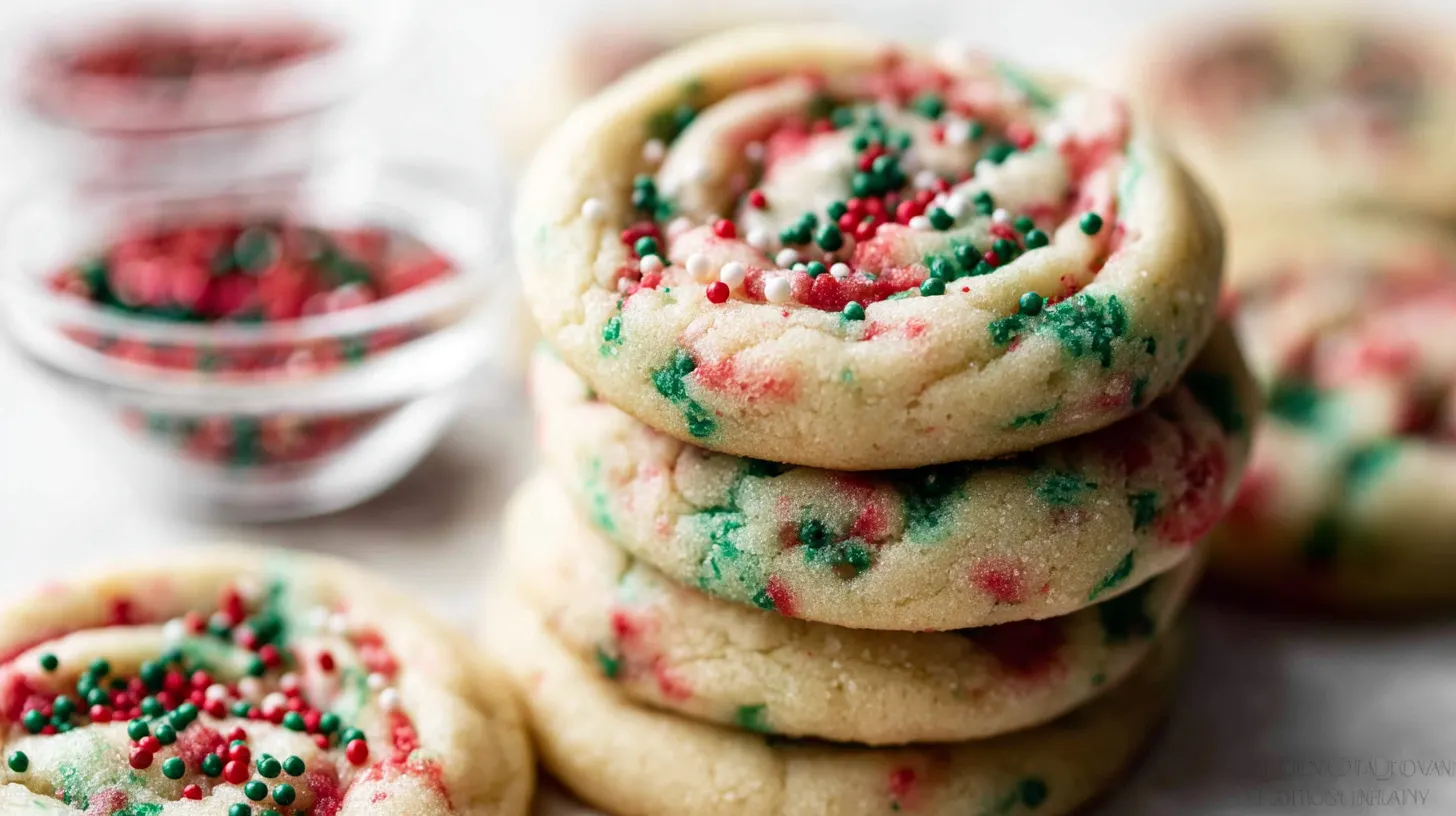drop style Christmas sugar cookies