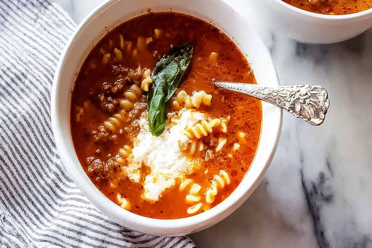 lasagna soup
