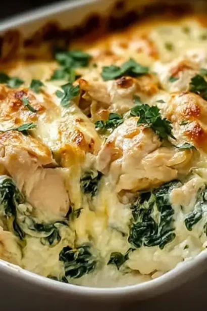 Chicken Spinach Casserole