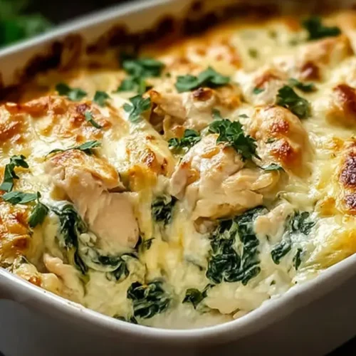 Chicken Spinach Casserole