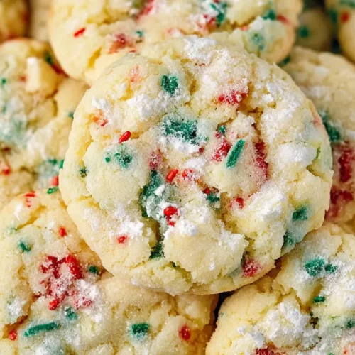 Christmas Gooey Butter Cookies