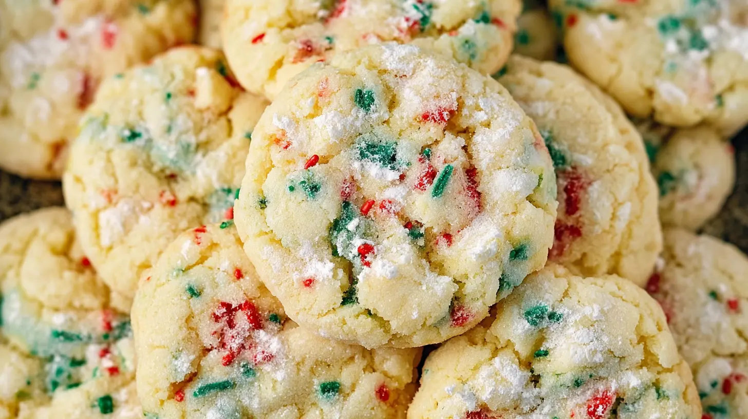 Christmas Gooey Butter Cookies