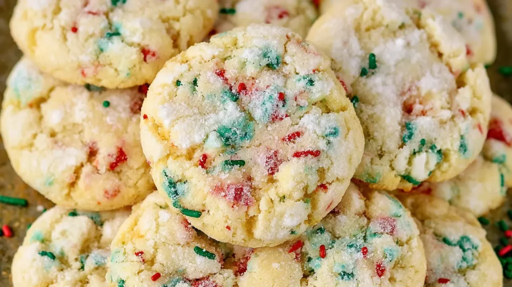 Christmas Gooey Butter Cookies
