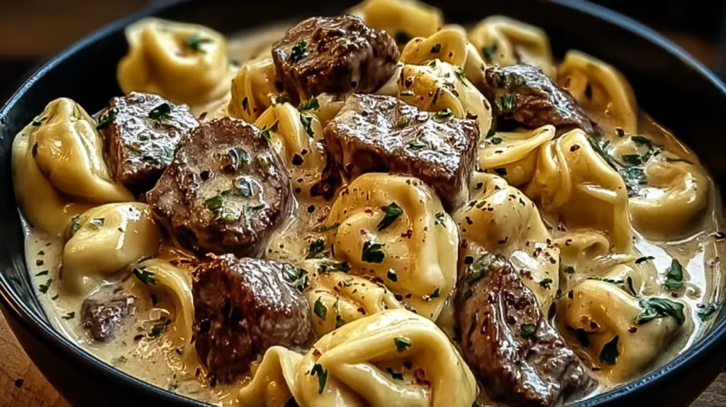 Garlic Steak Tortellini