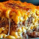 Mac and Cheese Meatloaf Casserole
