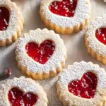 Raspberry Linzer Cookies