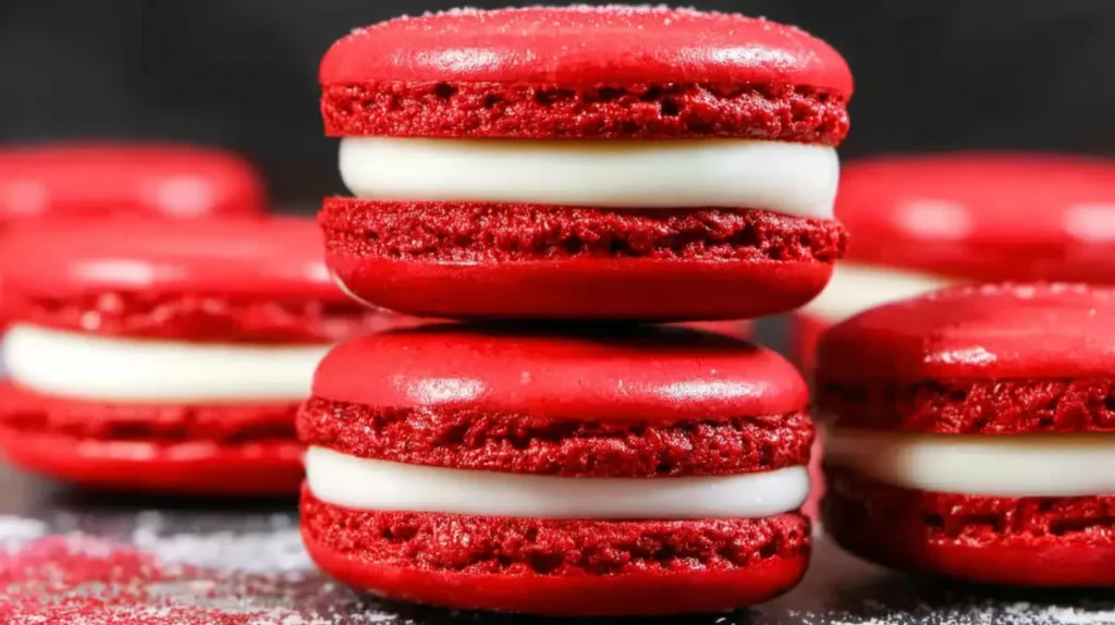 Red Velvet Macarons 