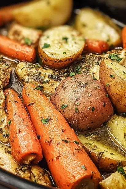 Slow Cooker Garlic Butter Chicken