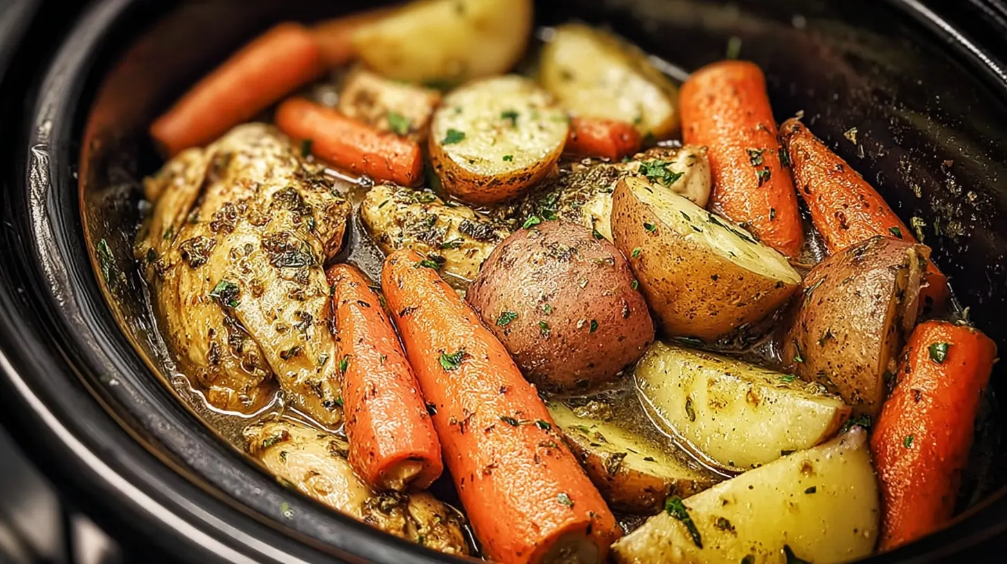 Slow Cooker Garlic Butter Chicken