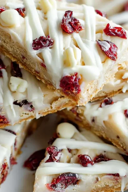 orange cranberry bliss bars